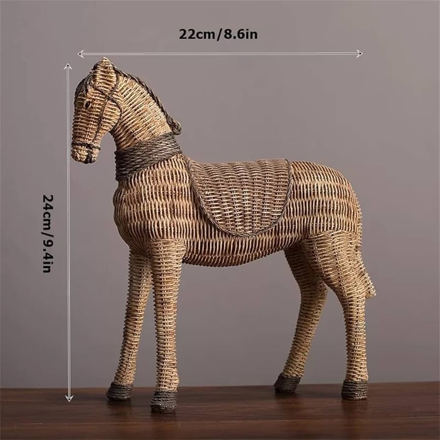 馬の彫刻 樹脂製 ベージュ 馬の彫刻 樹脂製 ベージュ 馬の彫刻 樹脂製 ベージュ